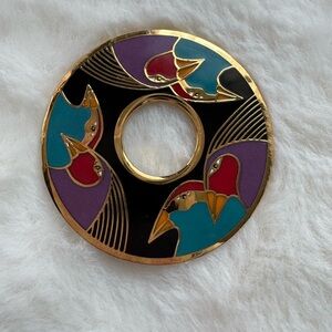 Laurel Burch Vintage “Birds of Santorini” Brooch